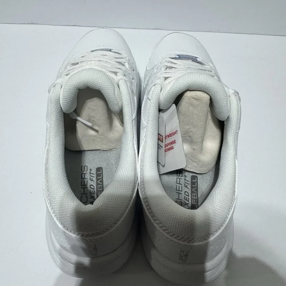 Skechers Womens Viper Court Mash Sneakers White Size 9.5 M